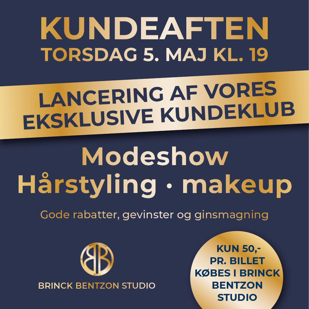 110_BBS_Kundeaften 5_maj_SoMe Kundeaften torsdag 5. maj frisør makeup galleri styling middelfart butik tøj